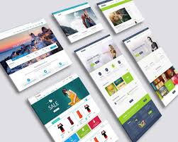 Multi Dimension Website Mock Up 01 Color Effect Mocking Dimensions