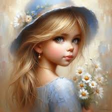 Little barber"by Muriel Dawson art