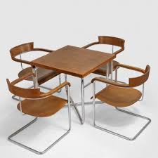 Folding tables and folding chairs are great space savers and can be easily stowed away when not in use. Set Of 5 H 128 Chairs H 61 Folding Table Dining Sets By Jindrich Halabala For Up Zavody 1930s 20347