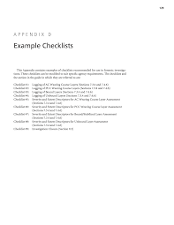 When adding images to the appendix it goes like this; Appendix D Example Checklists Guide For Conducting Forensic Investigations Of Highway Pavements The National Academies Press