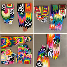 Our Grade 5 6 Artists Have Been Inspired By The Sensational Artwork And Collaborative Art Projects For Kids Elementary Art Projects Middle School Art Projects