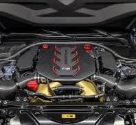 AutoTecknic G90 / G99 M5 Carbon Engine Cover Extension Set - Gloss Finish