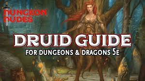 Druid Class Guide For Dungeons And Dragons 5E - Youtube
