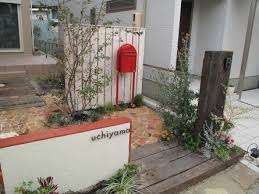 インターフォン周りにかわいい植栽 アプローチを植物で飾る モダンガーデン 庭のアイデア トヨタホーム