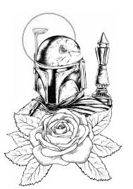 100 Traditional Mandalorian Starwars Tattoos Boba Fett Rose Design Star Wars Tattoo Tattoo Art Drawings Boba Fett Tattoo