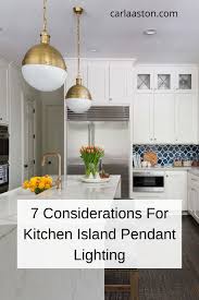 Learn more about lighting types for your kitchen. 7 Considerations For Kitchen Island Pendant Lighting Selection Designed