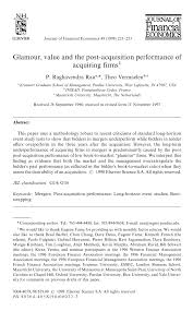 Twee rekken voor in het waskot zodat ik daar ook eens wat orde in de chaos kon scheppen. Pdf Glamour Value And The Post Acquisition Performance Of Acquiring Firms