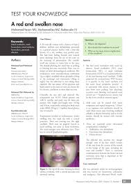 Aureus infections should be directed by culture and. Pdf A Red And Swollen Nose