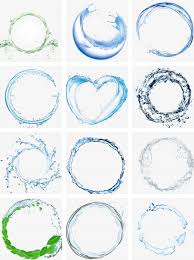 藍水輪 水剪貼畫 水 漩渦素材 psd格式圖案和png圖片免費下載 clip art blue water blue and purple flowers