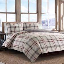Plaid comforter comforter cover duvet covers beige bed sheets king bedding sets bed sizes room inspiration bedroom. Eddie Bauer Portage Bay Beige Comforter Set Full Queen Walmart Com Comforter Sets Plaid Comforter Duvet Sets