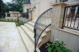 We keep our wrought iron railings at the top. Exterior Railings Compass Iron Works