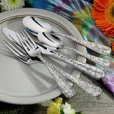 Oneida white orchid with floral design and puffed handle is an awesome silverplate pattern is great for crafting stylish jewelry, fancy home decor. Woodstock Liberty Tabletop