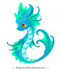 Download Baby Dragon Icon Cute Cartoon Sketch Blue Decor Free Vector In Adobe Illustrator Ai Ai Format Encapsulated Postscript Eps Eps Format Format For Free Download 1 44mb