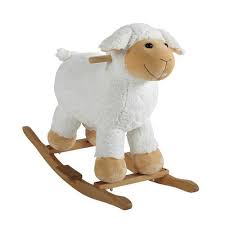 Mouton A Bascule En Bois H 60 Cm Mouton A Bascule Bascule Decoration Bebe