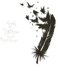 That said, every bird's feathers are different, encouraging. Feather With Birds Tattoo Drawing