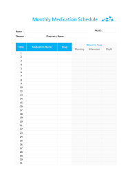 Oh My Gluestick Free Printable Medicine Chart Stuff