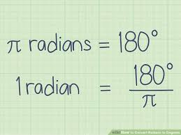 How To Convert Radians To Degrees 4 Steps With Pictures