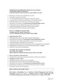 Here is a cook / chef cover letter sample: Cv Shanu Senior Chef De Partie Doc1