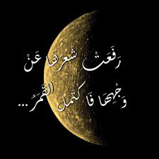 رفعت شعرها عن وجهها فاكتمل القمر beautiful hijab beautiful art