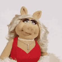 I have a nice sturdy christmas gift box ( reused from previous years ) and lots of nice tissue paper to present it in. Miss Piggy Gifs Tenor