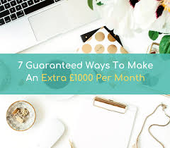 How to make 3k a month. 7 Guaranteed Ways On How To Make An Extra 1000 A Month 2021