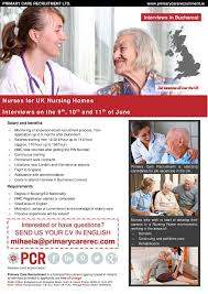 Interviews In Bucharest Interviews On The 9th 10th And 11th Of June Nurses For Uk Nursing Homes Primary Care Recruitmen Primary Care Cv English Nursing Home