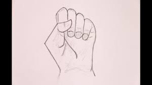 When we drew our first hands, we drew them from the back. How To Draw Hand Very Simple Tutorial Youtube
