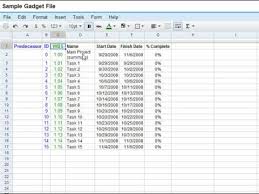 Making A Gantt Chart With Google Docs