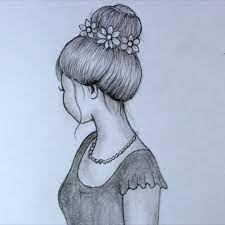How To Draw Girl Face One Side View Pencil Sketch Drawing For Beginners Side Face Drawing Girl Drawing Sketches Girl Face Drawing