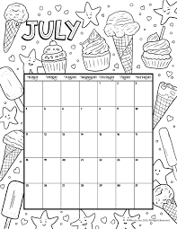 July has 31 days and is named in honor of julius caesar. July 2021 Printable Calendar Page Woo Jr Kids Activities