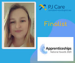 Let's say huge congratulations to our first of three regional finalists in  the National Apprenticeship Awards 2020! 👏👏👏 Becky is based at our Eagle  Wood neurological care centre and is through to