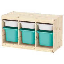 Trofast Storage Combination With Boxes Light White Stained Pine White Turquoise 37x17 3 8x20 1 2 Ikea Ikea Trofast Storage Ikea Trofast Ikea