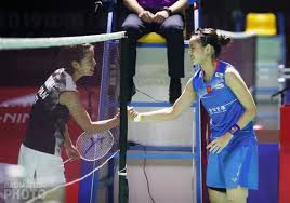 Divided in half by a center badminton net, courts are usually marked for both singles or doubles games with boundary widths varying between the two match types. Bwf Hong Kong Open Tai Tzu Ying And Carolina Marin S Absence Gives Opportunity To Others