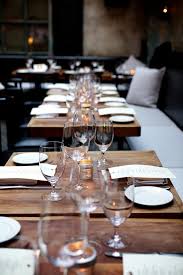 Urban Rusticity In Nyc August Restaurant Remodelista Simple Table Settings Restaurant Table Setting Restaurant Photography