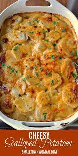 Cheesy Scalloped Potatoes Recipe Potato Recipes Side Dishes Food Recipes