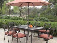 Lagos 9 Piece Patio Dining Set Patio Dining Set Outdoor Living