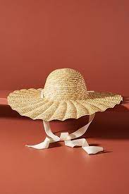 Scalloped Straw Sun Hat Straw Sun Hat Sun Hats Hats