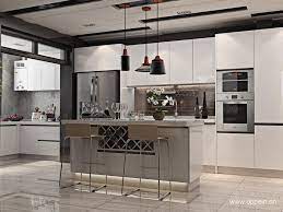 厨房中岛台设计效果图推荐 home decor decor kitchen