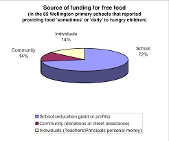 Pie Chart Showing The Source Of Funding For Free Food In