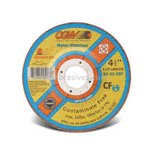 Excellent thin cut off wheel for all types of metal, sheet metal, gratings, tubes, etc. Cgw Cut Off Wheel 45017