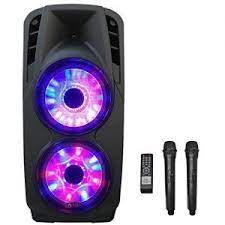 Emb Pkl6000 2000w 2 12 Pa Rechargeable Trolley Speaker System Karaoke Zone Speaker Speaker System Karaoke