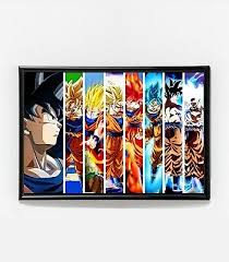 Our decals are removable, but not reusable or repositionable. Goku All Forms Transformations Poster Framed Art Dragon Ball New Usa Ebay