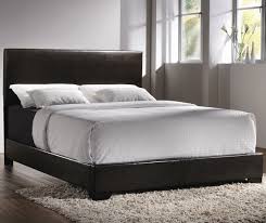 Grays is an australian online retail and auction company, offering a huge range of consumer. 300261q Anglia Dark Brown Faux Leather Bed Contemporary Queen Low Profile Bed