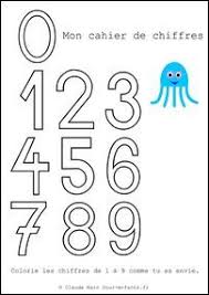 Cahier De Coloriage Des Chiffres Colorier Les Chiffres En Maternelle Grands Chiffres A Imprimer Gratuit Chiffre A Imprimer Chiffre Et Nombre Parler Francais