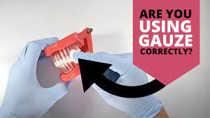 If after doing so bleeding continues, you should contact your dentist. How To Place Gauze Properly Onlineexodontia Com Youtube