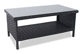 Rattaner outdoor wicker coffee tables with storage 7. Glass Top Outdoor Patio Coffee Tables