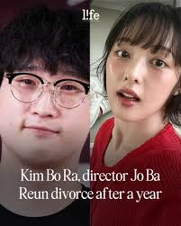 Kim Bo Ra and director Jo Ba Reun have ended their marriage less than a  year after their wedding. Full story link in the comments.