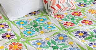 Bloomtube diy from our spring floral trend on www.bloomtube.comgraphical layers, a composition where the materials are used in a fairly simple way but with. Spring Has Sprung Floral And Applique Quilts For Mom Quilting Daily