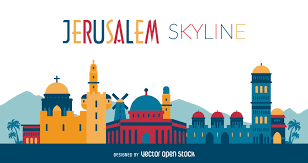 Over 800000+ jerusalem vector png images are for totally free download on pngtree.com. Illustration Featuring Jerusalem Skyline With Silhouettes Of Classic Buildings Skyline Drawing Skyline Skyline Design