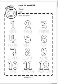 Fichas De Los Numeros En Ingles Y Espanol Numeros En Ingles Ingles Para Preescolar Material Escolar En Ingles